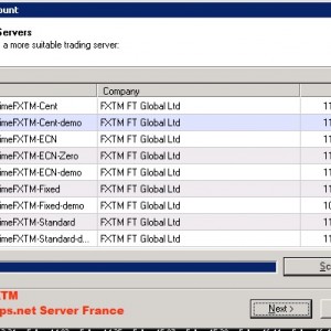 ForexTime FXTM Server Eropa