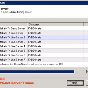 FXDD Malta Server Eropa