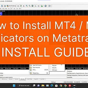 How to install MT4 / MT5 Indicators on Metatrader - YouTube
