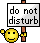 :do not disturb: